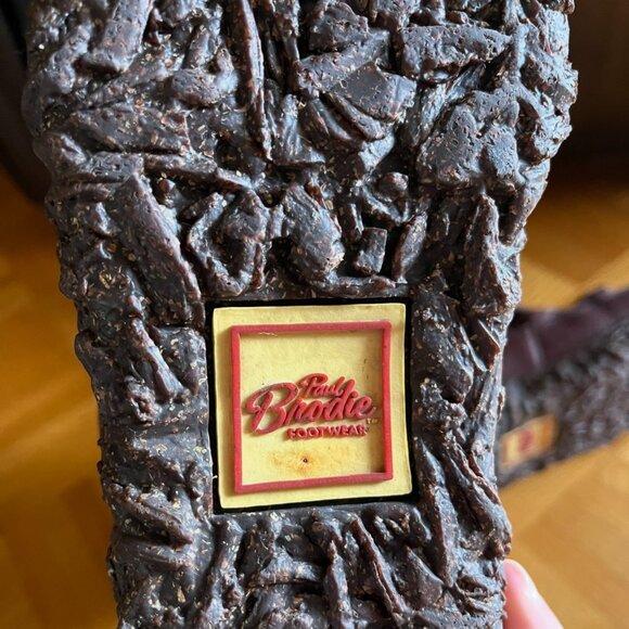 Paul Brodie Tall Lace Winter Boots Mukluks Brown Leather - Picture 8 of 8